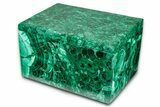 Wide Malachite Jewelry Box - DR Congo #335694-1